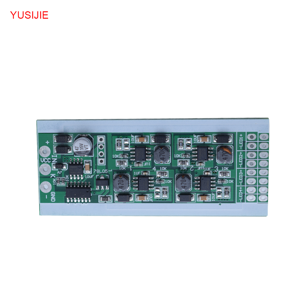 YUSIJIE-4-way 9-30V LED driver constant current output flashing water flashing car 4-way LED left and right flashing warning light controller