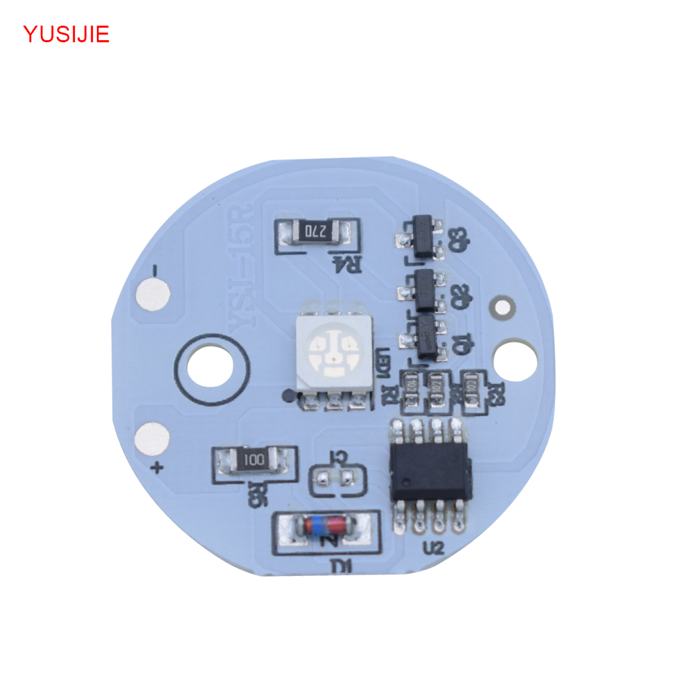 YUSIJIE-15R RGB gradient color module 3-5V automatic change color model handicraft hand-made lighting Circuit board