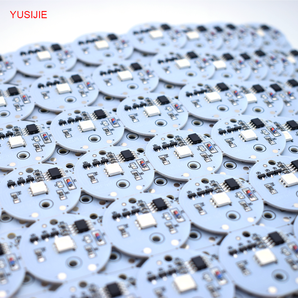 YUSIJIE-15R RGB gradient color module 3-5V automatic change color model handicraft hand-made lighting Circuit board