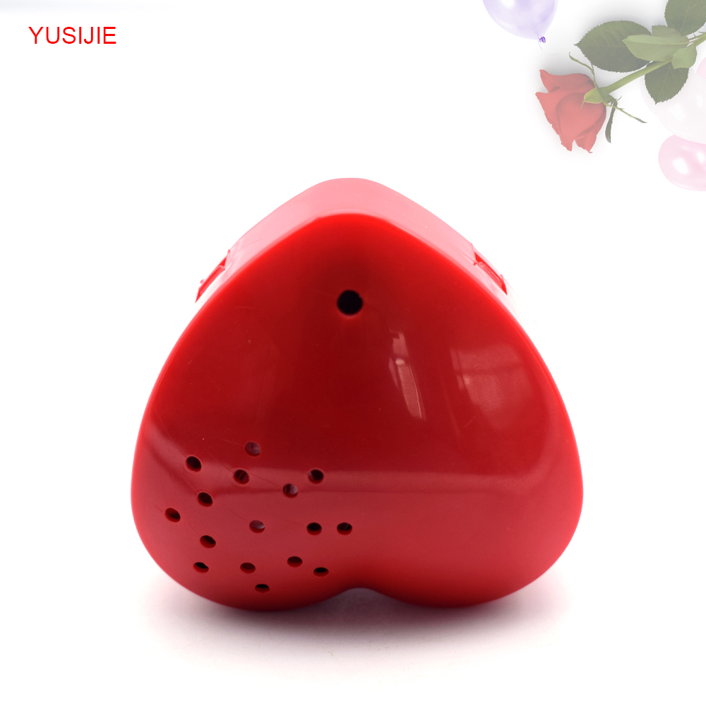 YUFEIJIE-Factory Wholesale Plush Toy Doll Heart Shape Recorder Mini Voice Recorder Gift Button Recording