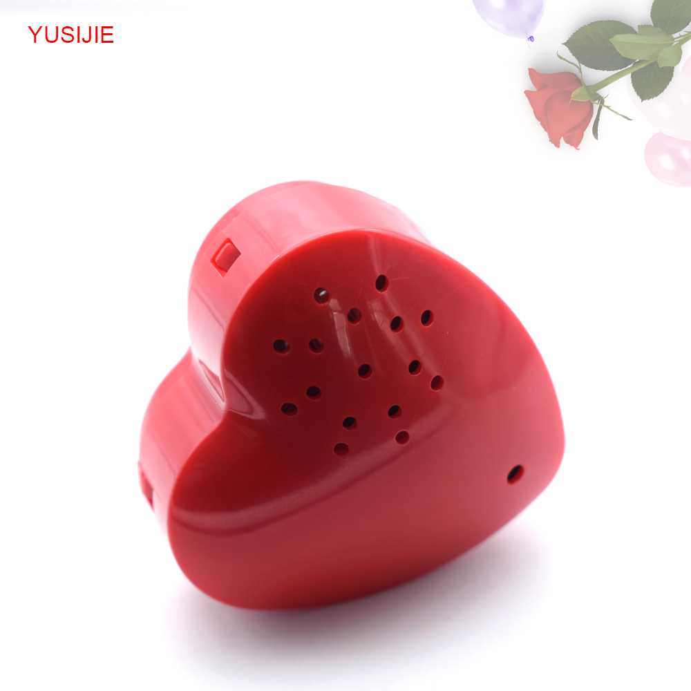 YUFEIJIE-Factory Wholesale Plush Toy Doll Heart Shape Recorder Mini Voice Recorder Gift Button Recording
