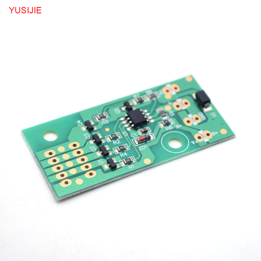 YUSIJIE-420 solar charging red and blue LED strobe light module 4-way warning light movement module