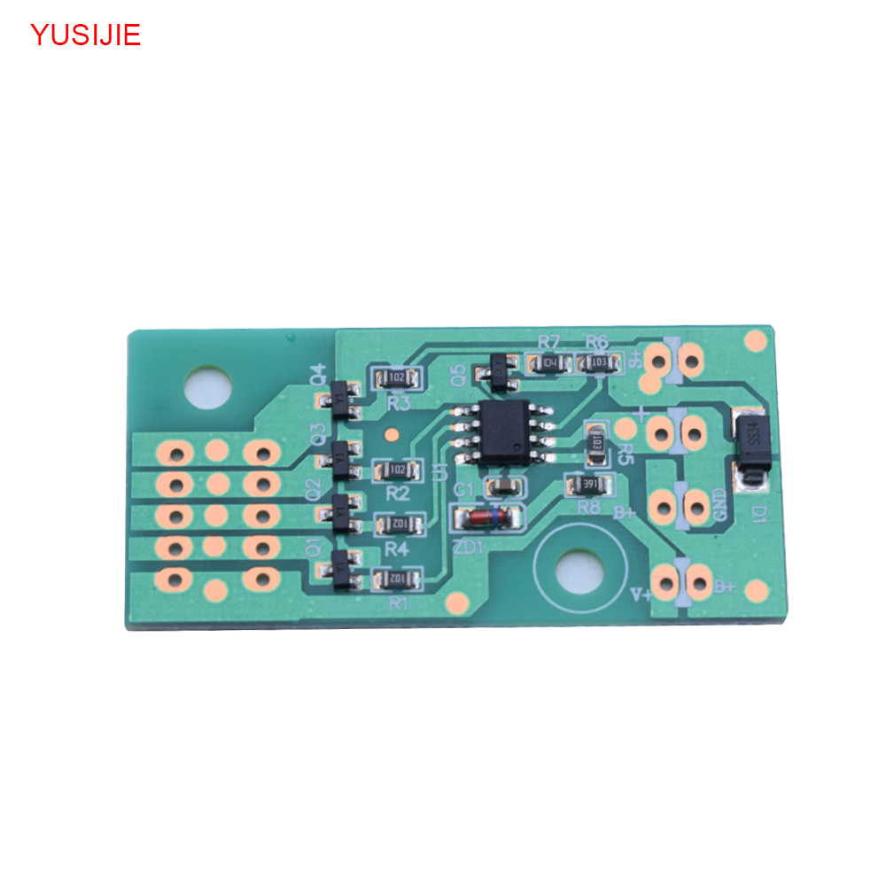YUSIJIE-420 solar charging red and blue LED strobe light module 4-way warning light movement module