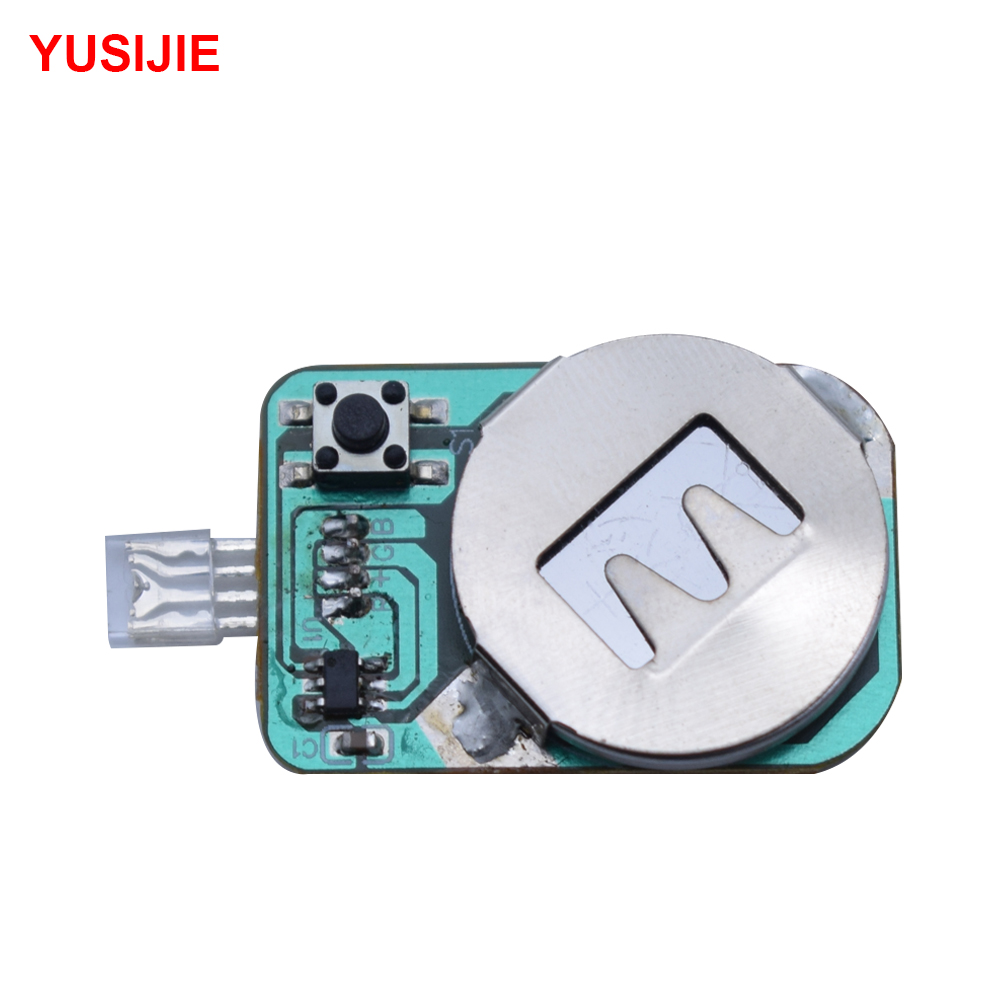 YUSIJIE-CR2032 battery-powered LED colorful RGB light-emitting acrylic gift glasses hand model light circuit board