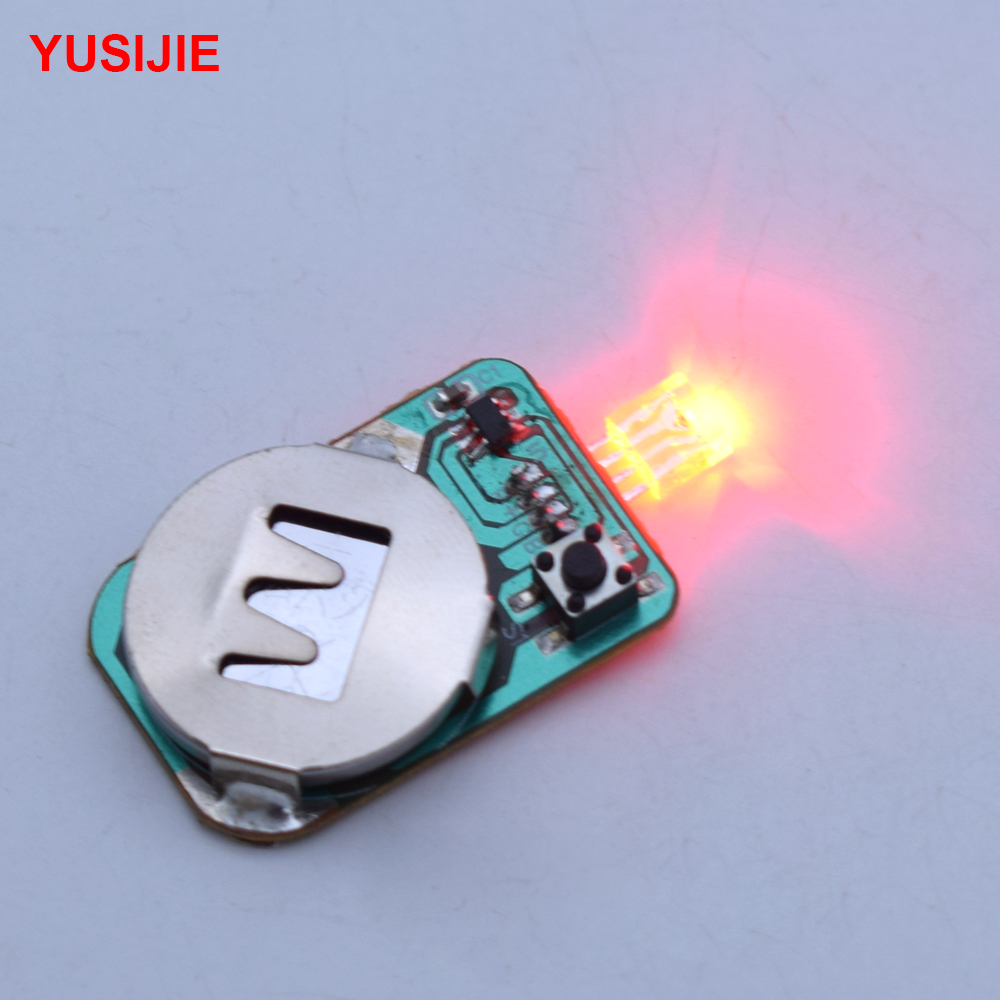 YUSIJIE-CR2032 battery-powered LED colorful RGB light-emitting acrylic gift glasses hand model light circuit board