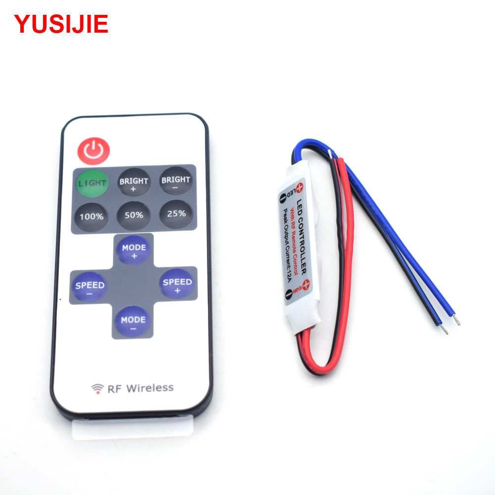 YUSIJIE-430 5V-24V with remote control LED flashing light control board burst flash slow flash jump flash