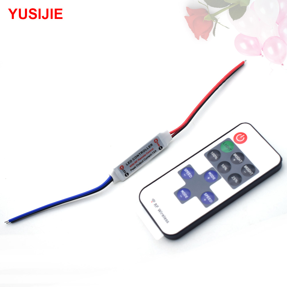 YUSIJIE-430 5V-24V with remote control LED flashing light control board burst flash slow flash jump flash