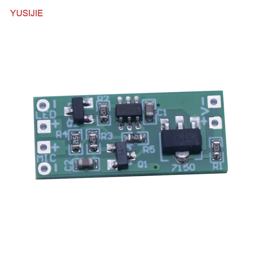 YSJ-442 voice-activated flashing module DIY sound-sensing LED strobe chip board