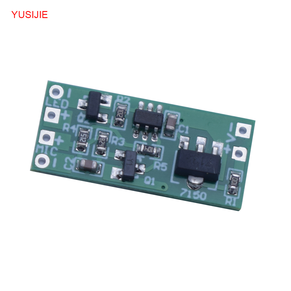 YSJ-442 voice-activated flashing module DIY sound-sensing LED strobe chip board