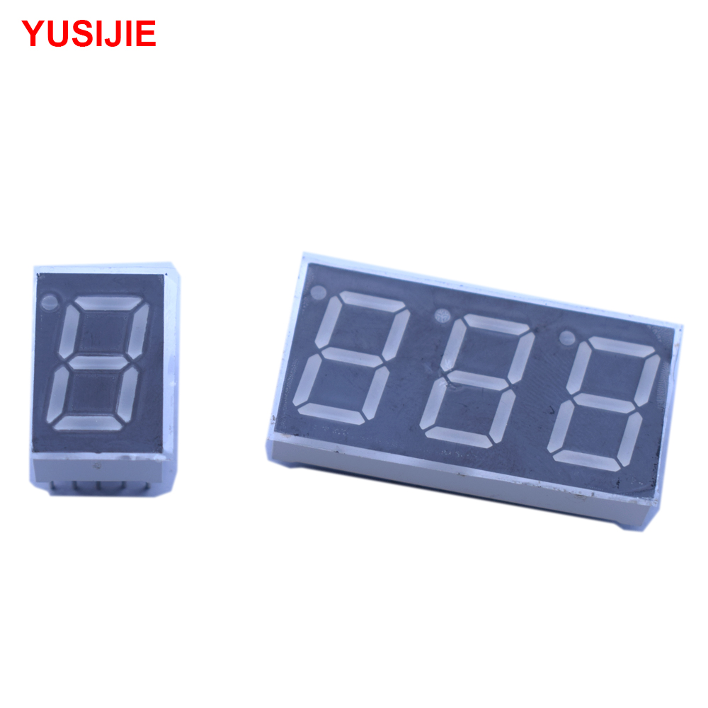 One digital tube with red light and bright common yin and yang electronic scale counting digital tube 0.56 inch